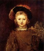 Rembrandt, Young Boy in Fancy Dress